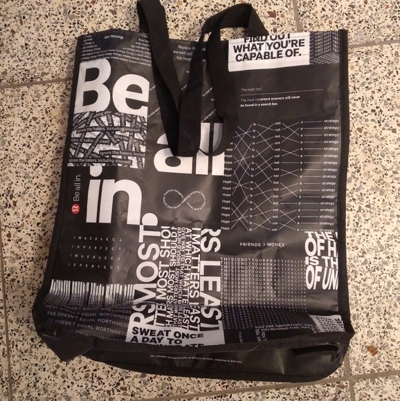 Lululemon Large “Be All In” Shopping Bag - Picture 1 of 1